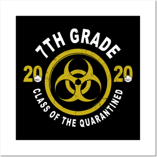 7th Grade 2020 Class Of The Quarantined Graduation Posters and Art